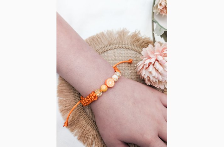 APPELSIN Flettet Armb�nd