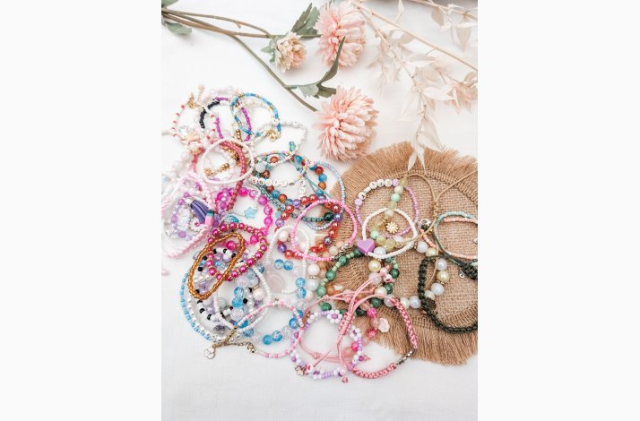 5 stk Tilfldige Hndlavede Armbnd