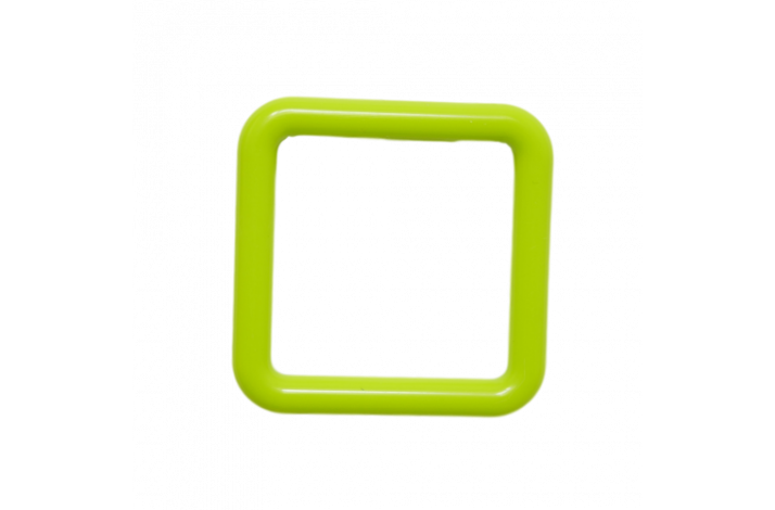 Firkantet Bideringe Limegr�n