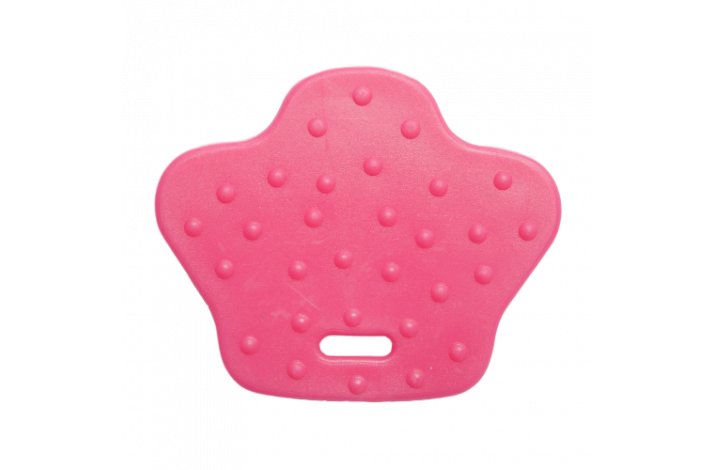 1stk Fodformede Bideringe med Knopper Pink