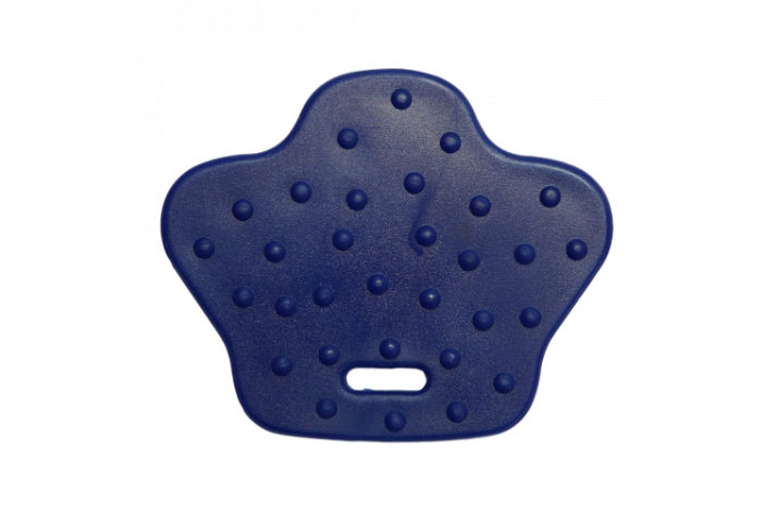 1stk Fodformede Bideringe med Knopper Navy Bl