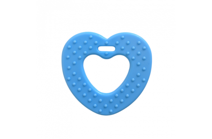 Hjerter Bideringe med Knopper Himmelbl