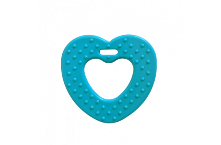 Hjerter Bideringe med Knopper Turkis Bl