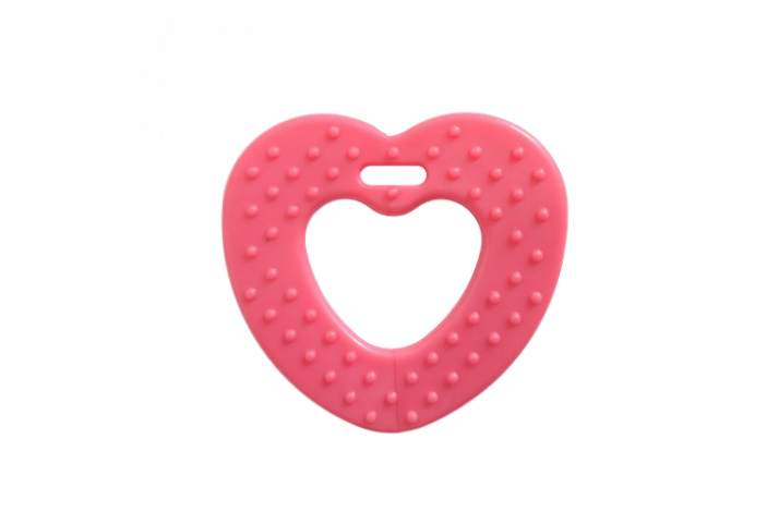 Hjerter Bideringe med Knopper Bld Mrk Pink