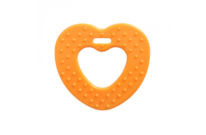 Hjerter Bideringe med Knopper Orange