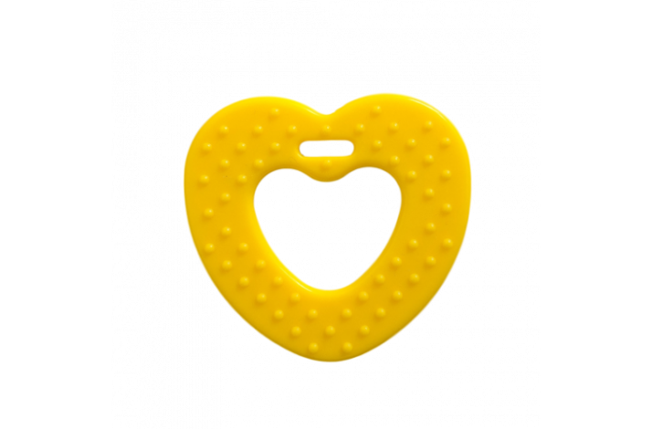 Hjerter Bideringe med Knopper Gul