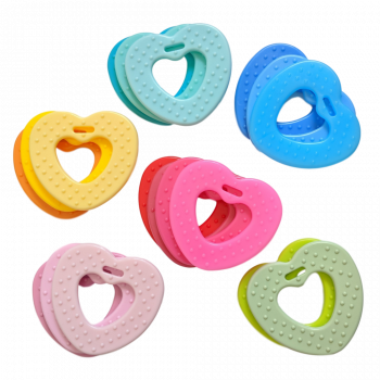 Hjerter Bideringe med Knopper