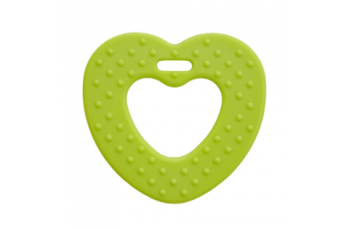 Hjerter Bideringe med Knopper Limegrn