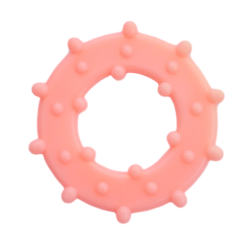 42 mm Rund Bideringe med Store Knopper