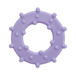 42 mm Rund Bideringe med Store Knopper