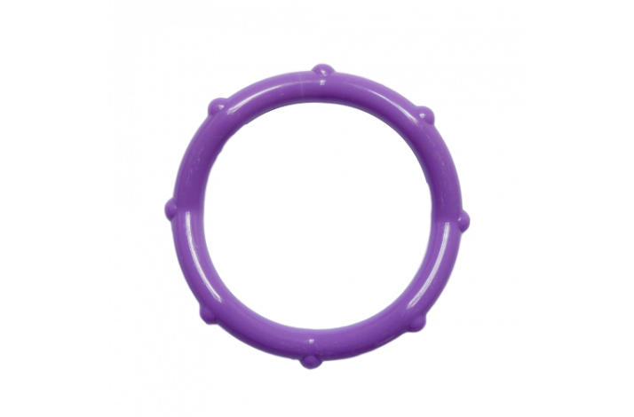 56 mm Bideringe med Knopper Lilla