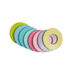 62 mm Rund Bideringe med sm Knopper