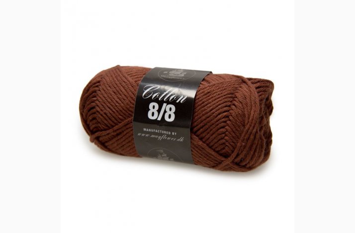 Udget Mayflower Cotton 8/8 BIG COTTON 8/8 BIG CHOKOLADEBRUN (1907)
