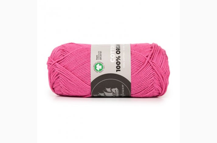 Mayflower Cotton Organic - NY 08 FUCHSIA
