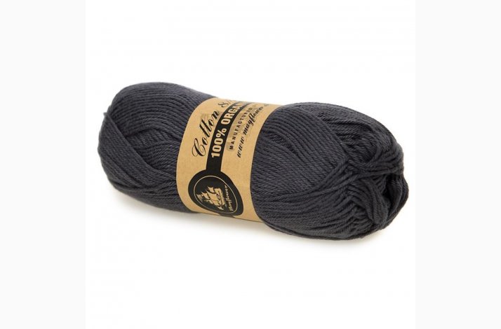 Mayflower Cotton 8/4 kologisk Mrkegr 19
