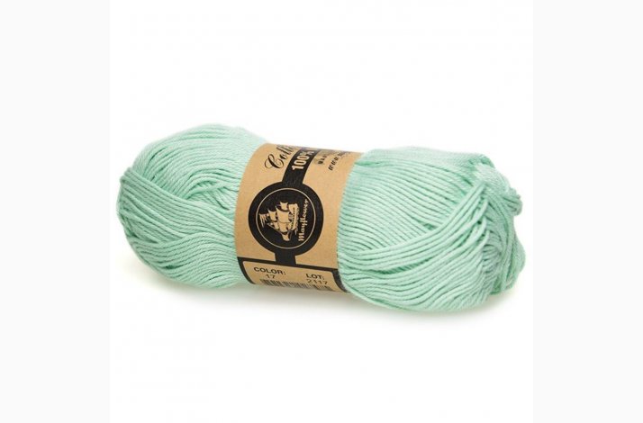 Mayflower Cotton 8/4 kologisk Mintgrn 17