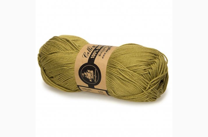 Mayflower Cotton 8/4 kologisk Lys Oliven 21