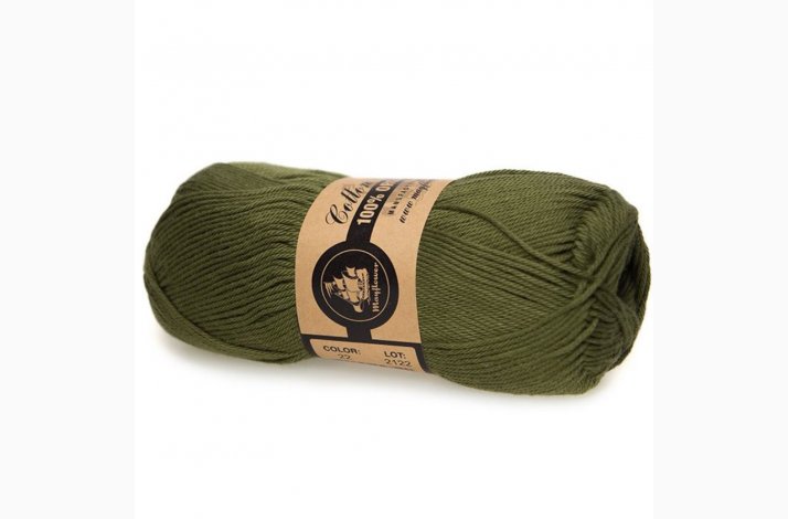 Mayflower Cotton 8/4 kologisk Oliven 22