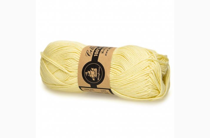 Mayflower Cotton 8/4 kologisk Lys Gul 04