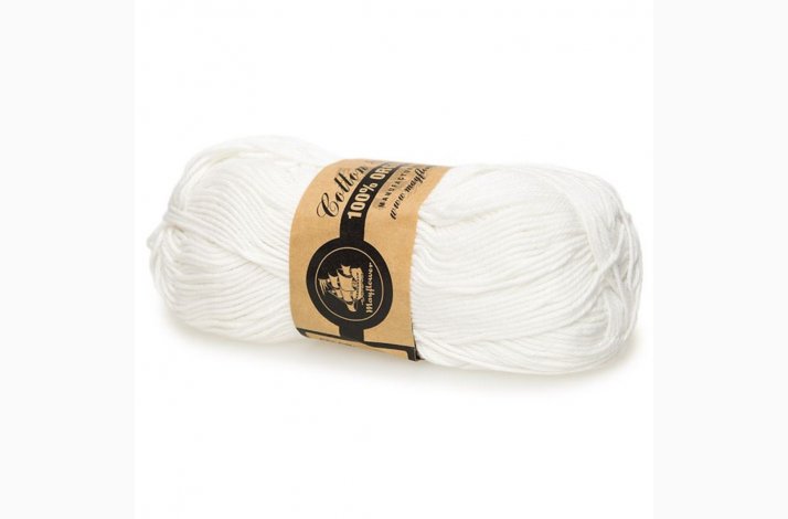 Mayflower Cotton 8/4 kologisk Hvid 02