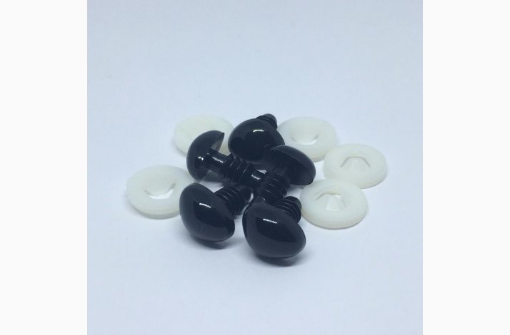 S�t med 5 stk. N�se -  H�ndinstallation 12 x 9,5 mm