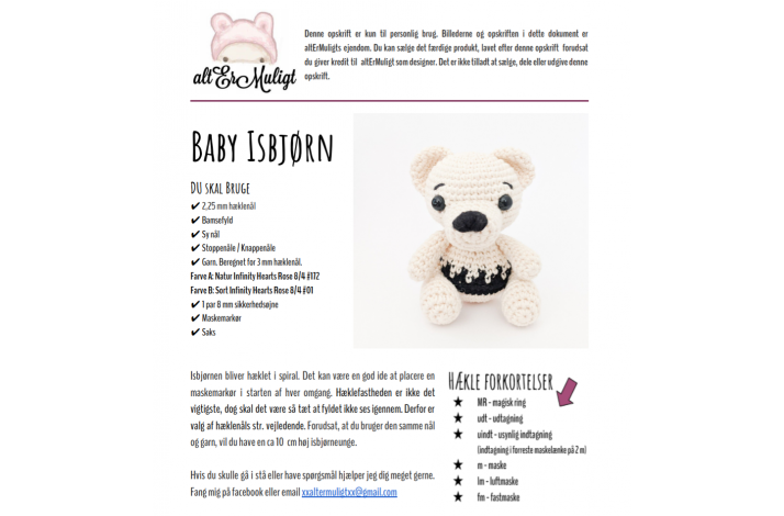 Opskrift Baby Isbjrn