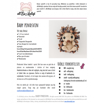 Opskrift Baby Pindsvin