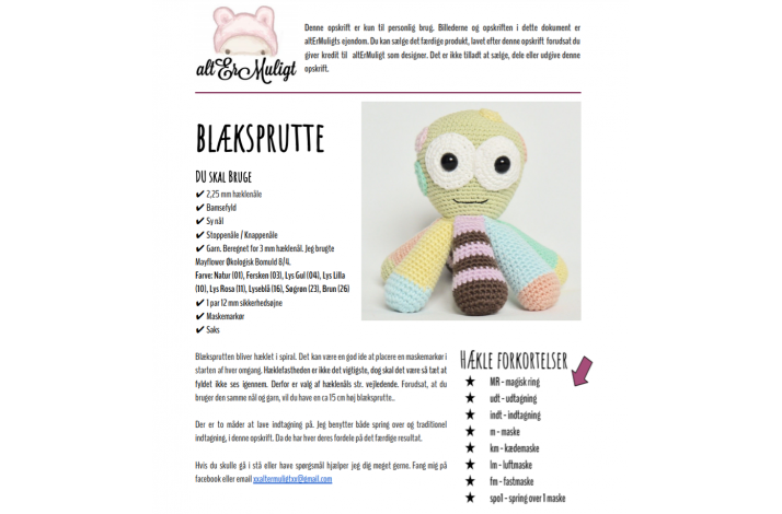 Opskrift Blksprutte