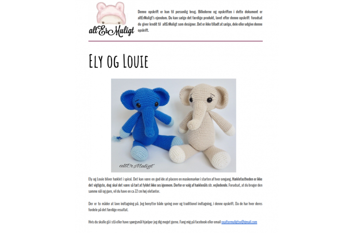 Opskrift Ely og Louie