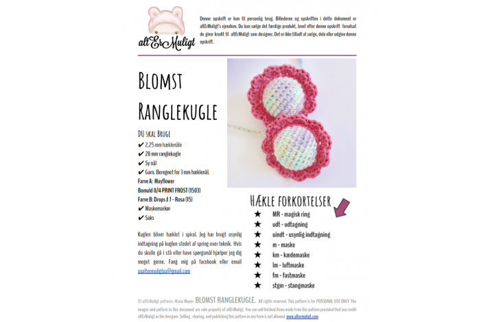 Blomst Ranglekugle