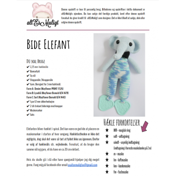Opskrift Bide Elefant