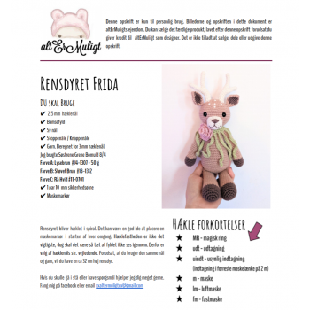 Opskrift Rensdyret Frida