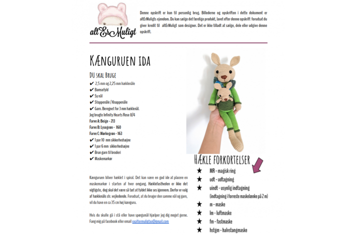 Opskrift Knguruen Ida