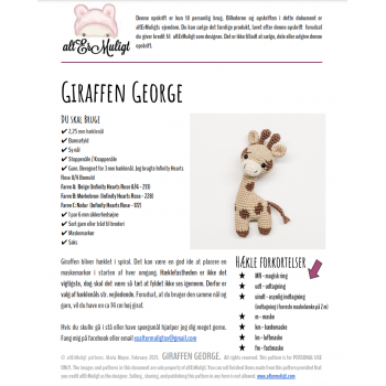 Opskrift Giraffen George