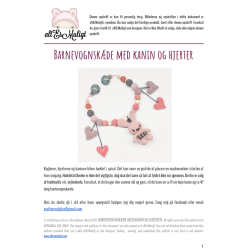 Opskrift Barnevognskde med Kanin og Hjerter (Gammel og Ny Version)