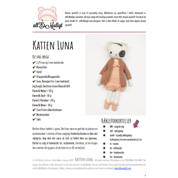 Opskrift Katten Luna