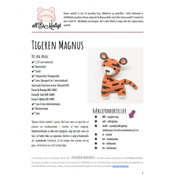 Opskrift Tigeren Magnus