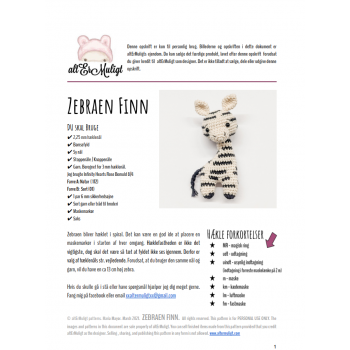 Opskrift Zebraen Finn