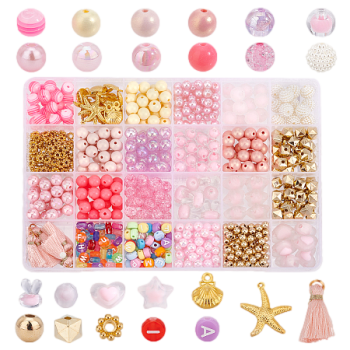 Gr-Det-Selv Lyserd Blandet Farver 741 stk-st