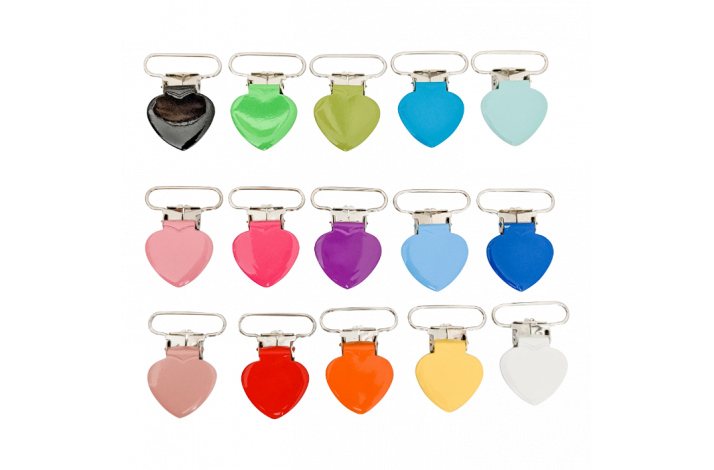Hjerte Metal Clips