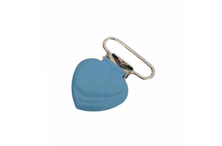 Hjerte Metal Clips Bl
