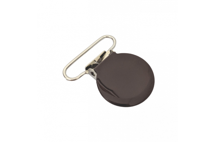Rund Metal Clips Chokolade