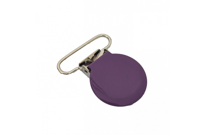 Rund Metal Clips Mrkelilla