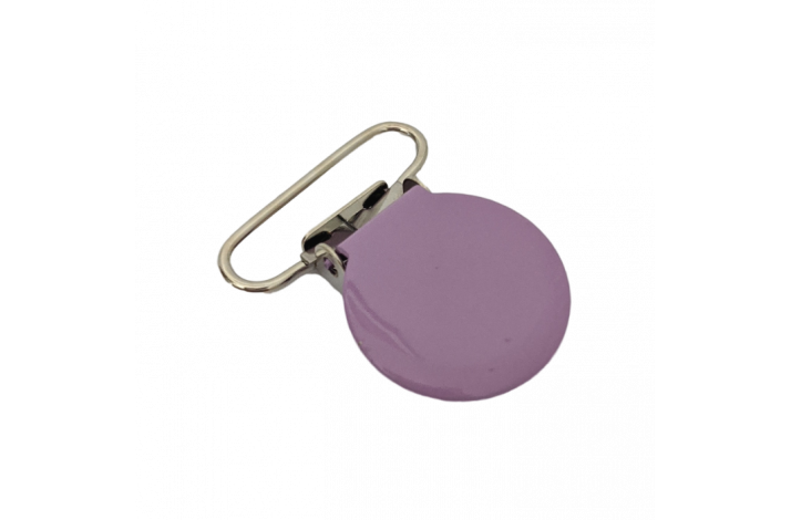 Rund Metal Clips Lilla