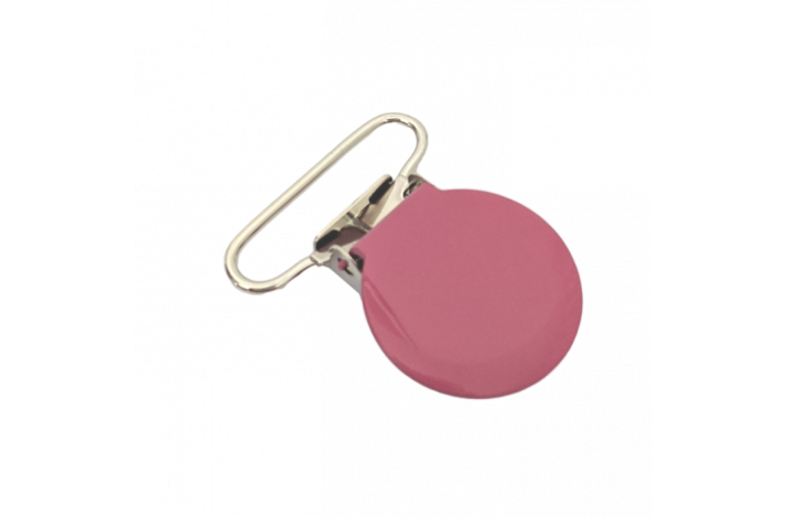 Rund Metal Clips Pink