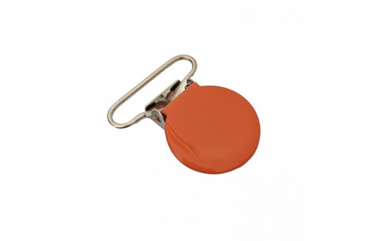Rund Metal Clips Orange