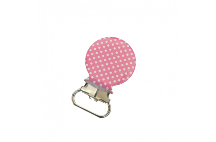 Seleclips Polka Prikket Pink
