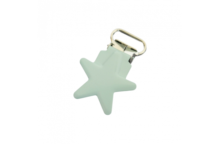Seleclips med Figurer Mint Stjerne