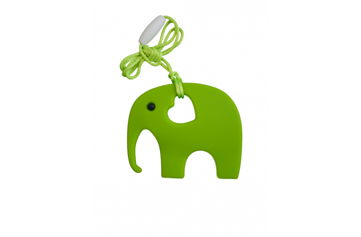 Elefant Silikone Bidering 0220 blegrn