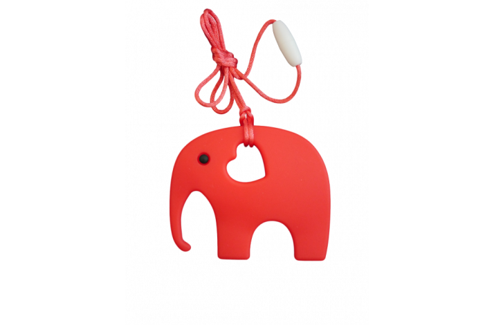 Elefant Silikone Bidering 0818 Rd